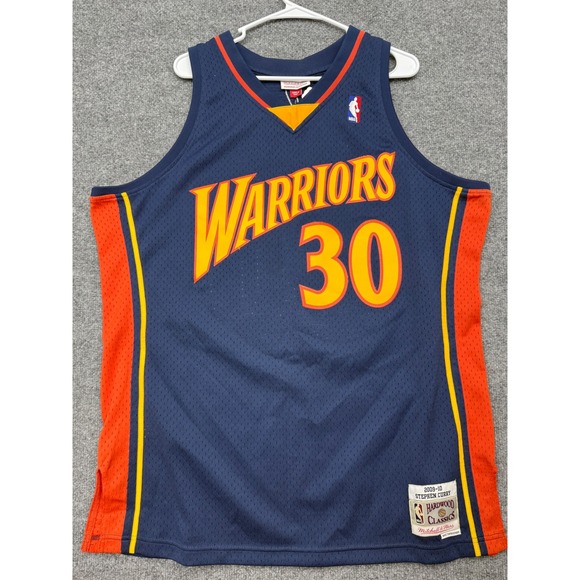 Mitchell & Ness Other - Mitchell & Ness Stephen Curry Warriors 2009-10 Hardwood Classics Jersey XL Navy
